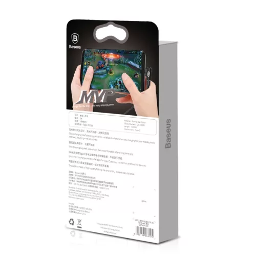 Baseus MVP 90 fokban döntött USB - USB Type-C kábel 1.5m fekete (CA-6953156268135 9 kép
