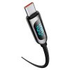 Baseus Type C-Type C adatkábel  PD 100W 1 m fekete-6953156206571 2 kép