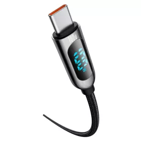 Baseus Type C-Type C adatkábel  PD 100W 1 m fekete-6953156206571 2 kép