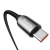Baseus Type C-Type C adatkábel  PD 100W 1 m fekete-6953156206571 4 kép