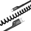Baseus Fish Eye kábel USB-A / USB-C 2A 1m - fekete-6953156284739 5 kép