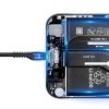 Baseus Fish Eye kábel USB-A / USB-C 2A 1m - fekete-6953156284739 6 kép