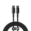 Baseus USB Type C - USB Type C kábel Power Delivery Quick Charge 100W 5A 2m fekete (CATWJ-A01)