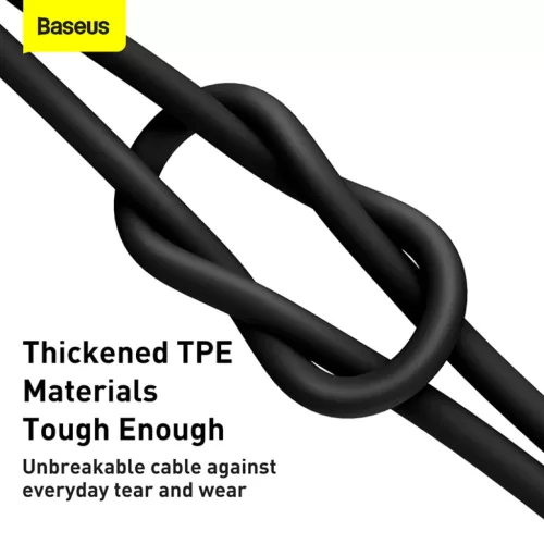 Baseus Superior Series USB-USB-C kábel, 66 W, 2 m (fekete)-6953156205512 7 kép