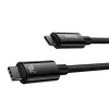 Baseus Tungsten Gold USB-C - USB-C kábel 240W 1m (fekete)-6932172628826 2 kép