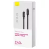 Baseus Tungsten Gold USB-C - USB-C kábel 240W 1m (fekete)-6932172628826 3 kép
