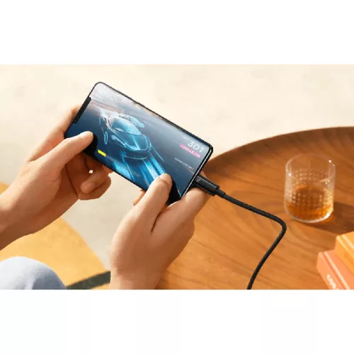 Baseus Tungsten Gold USB-C - USB-C kábel 240W 1m (fekete)-6932172628826 5 kép