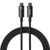 Baseus Tungsten Gold USB-C - USB-C gyors töltő adatkábel, 240W, 2m -6932172628833 2 kép