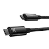 Baseus Tungsten Gold USB-C - USB-C gyors töltő adatkábel, 240W, 2m -6932172628833 7 kép