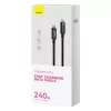 Baseus Tungsten Gold USB-C - USB-C gyors töltő adatkábel, 240W, 2m -6932172628833 8 kép