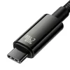 Baseus Tungsten Gold USB-C - USB-C kábel 240W 3m (fekete)-6932172628840 4 kép