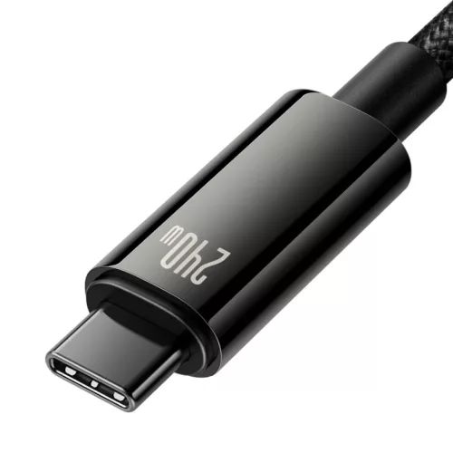 Baseus Tungsten Gold USB-C - USB-C kábel 240W 3m (fekete)-6932172628840 4 kép