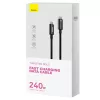 Baseus Tungsten Gold USB-C - USB-C kábel 240W 3m (fekete)-6932172628840 7 kép