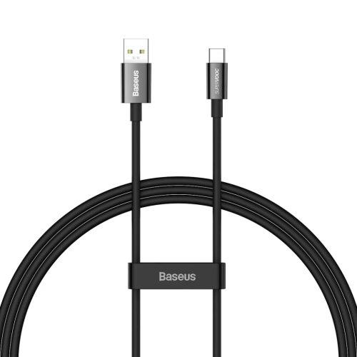 Baseus Superior SuperVOOC USB - Type C kábel 65W 1m fekete (CAYS00090-6932172612917 5 kép