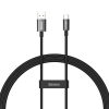 Baseus Superior SuperVOOC USB - Type C kábel 65W 1m fekete (CAYS00090-6932172612917 1 kép