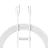 Baseus Superior SuperVOOC USB - Type C kábel 65W 2m fehér (CAYS00100-6932172612900 4 kép