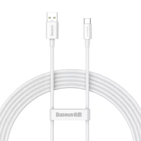 Baseus Superior SuperVOOC USB - Type C kábel 65W 2m fehér (CAYS00100-6932172612900 4 kép
