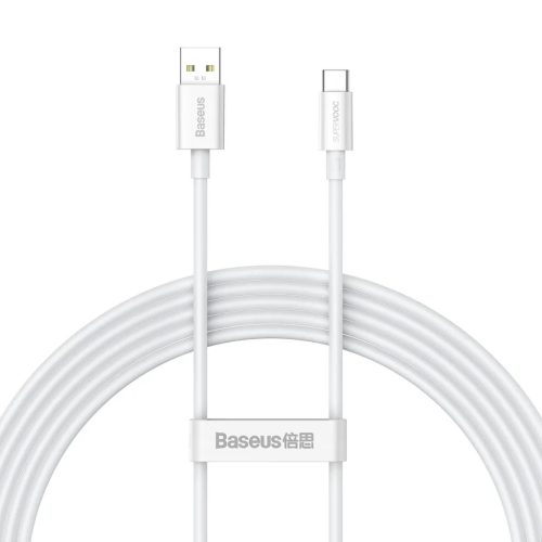 Baseus Superior SuperVOOC USB - Type C kábel 65W 2m fehér (CAYS001002)