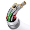Baseus Superior SuperVOOC USB - Type C kábel 65W 2m fehér (CAYS00100-6932172612900 2 kép