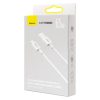 Baseus Superior SuperVOOC USB - Type C kábel 65W 2m fehér (CAYS00100-6932172612900 3 kép