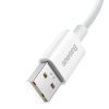 Baseus Superior SuperVOOC USB - Type C kábel 65W 2m fehér (CAYS00100-6932172612900 6 kép