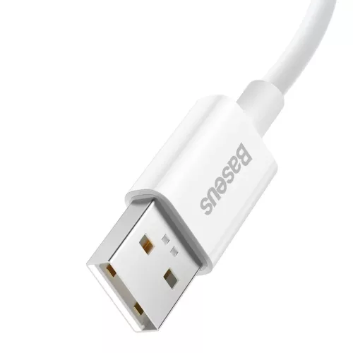 Baseus Superior SuperVOOC USB - Type C kábel 65W 2m fehér (CAYS00100-6932172612900 6 kép