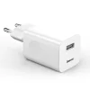Baseus hálózati töltő, fali USB adapter 3.0 QC gyorstöltéssel fehér színben 24W