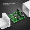 Baseus hálózati töltő, fali USB adapter 3.0 QC gyorstöltéssel fe-6953156272446 9 kép