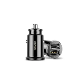   Baseus Grain szivargyújtós autós univerzális töltő 2 USB aljzattal (3.1A)