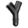 Baseus Y Type autós telefontöltő 2 USB aljzattal 3.4A fekete-6953156280250 1 kép