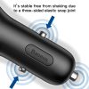 Baseus Y Type autós telefontöltő 2 USB aljzattal 3.4A fekete-6953156280250 5 kép