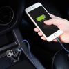 Baseus Y Type autós telefontöltő 2 USB aljzattal 3.4A fekete-6953156280250 7 kép