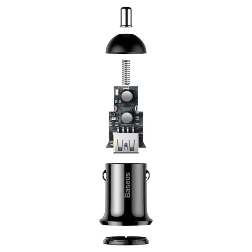 Baseus Grain Pro szivargyújtós autós univerzális töltő 2xUSB 4.8-6953156202009 3 kép