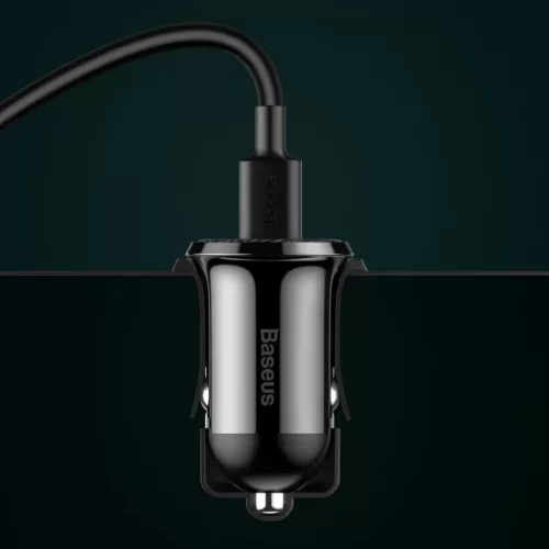 Baseus Grain Pro szivargyújtós autós univerzális töltő 2xUSB 4.8-6953156202009 5 kép