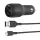 Belkin Boost Charge autós szivargyújtós töltő Dual USB-A 24W + USB-A - Lightning kábel, fekete (CCD001bt1MBK)