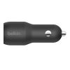 Belkin Boost Charge autós szivargyújtós töltő Dual USB-A 24W + US-745883790449 2 kép