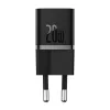 Baseus GaN5 mini USB-C hálózati töltő adapter 20W (fekete)-6932172625313 5 kép