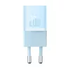 Baseus GaN5 mini USB-C hálózati töltő adapter 20W (kék)-6932172625337 2 kép