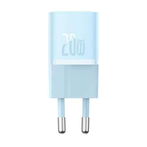 Baseus GaN5 mini USB-C hálózati töltő adapter 20W (kék)-6932172625337 2 kép