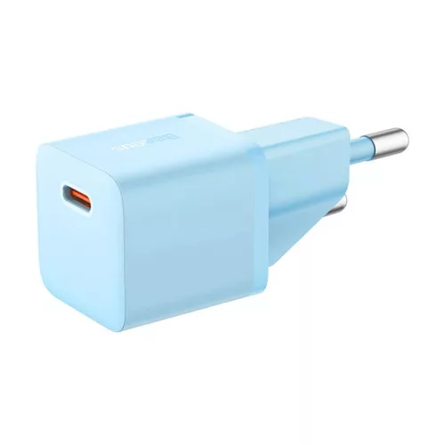 Baseus GaN5 mini USB-C hálózati töltő adapter 20W (kék)-6932172625337 7 kép