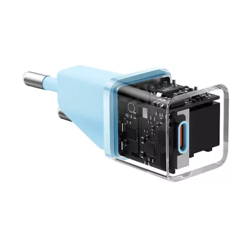 Baseus GaN5 mini USB-C hálózati töltő adapter 20W (kék)-6932172625337 8 kép