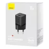 Baseus GaN5 mini USB-C hálózati töltő adapter 30W (fekete)-6932172624439 5 kép