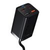 Baseus GaN3 Pro gyors töltő GaN 2 x USB Type C / 2 x USB 65W PD, QC4-6932172600334 1 kép