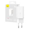  Baseus GaN5 hálózati töltő adapter 2x USB-C 40W (fehér)-6932172627911 5 kép