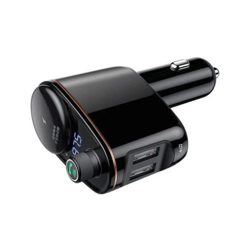 Baseus S-06 Bluetooth FM transmitter 2x USB-A (CCHC000001)-6932172628222 3 kép