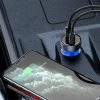 Baseus Univerzális autós töltő USB / USB Type C 65 W 5 A SCP Quick-6953156223189 8 kép