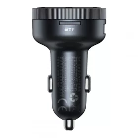 Baseus CCLH-01 2x USB szivargyújtós autós töltő és Bluetooth FM -6953156206816 1 kép