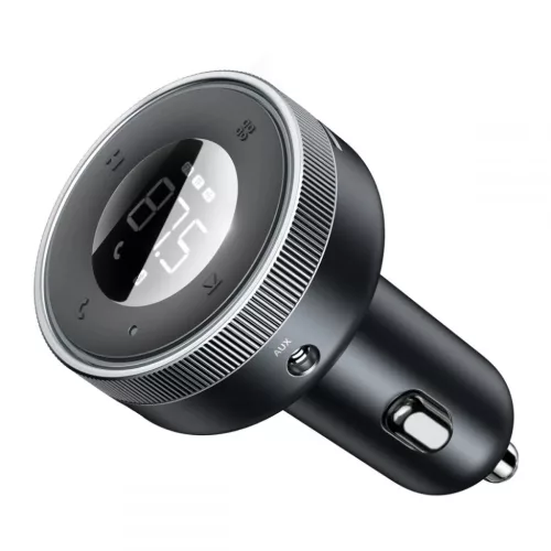 Baseus CCLH-01 2x USB szivargyújtós autós töltő és Bluetooth FM -6953156206816 5 kép