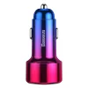 Baseus Magic szivargyújtós autós töltő 2xUSB-A 6A piros-6953156293236 1 kép