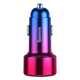 Baseus Magic szivargyújtós autós töltő 2xUSB-A 6A piros-6953156293236 1 kép